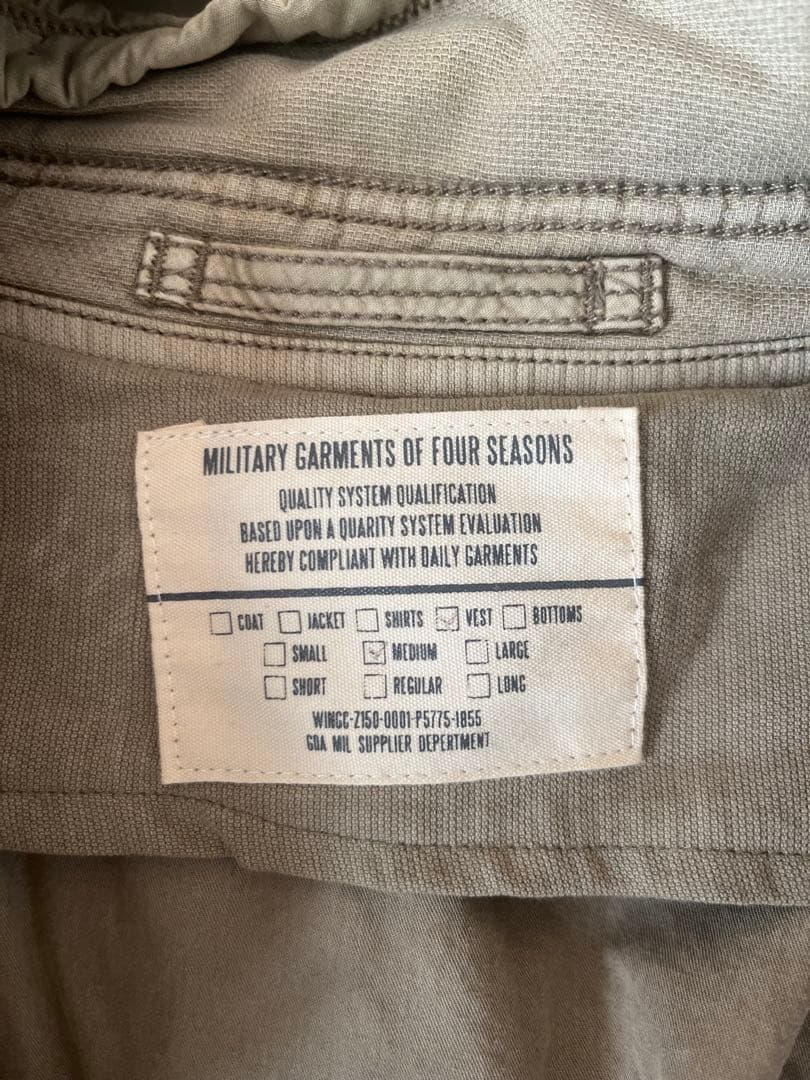 00s goa archive militaryベスト 2way ギミック 00s archive goa N2-B