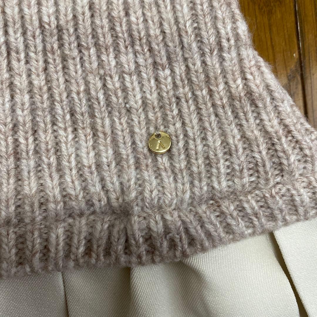 正規品ANDMARY Demi layered mini dress beige - メルカリ