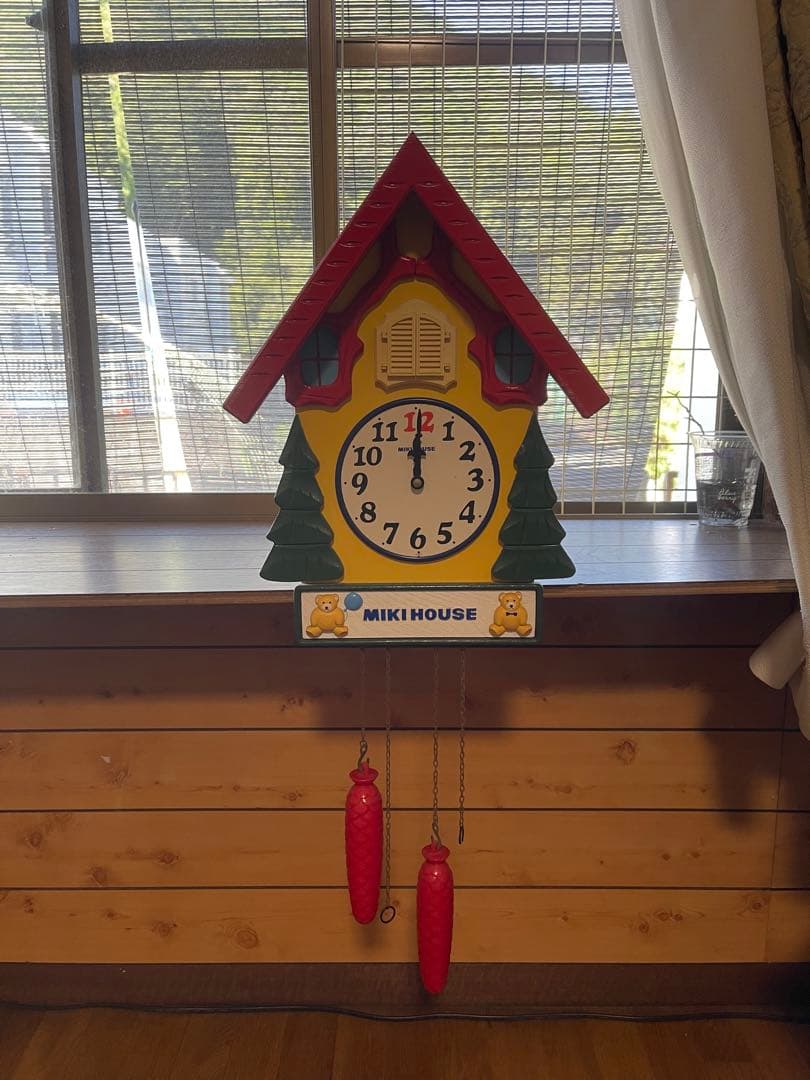 ミキハウス MIKI HOUSE 鳩時計 掛け時計 レア 希少 - メルカリ