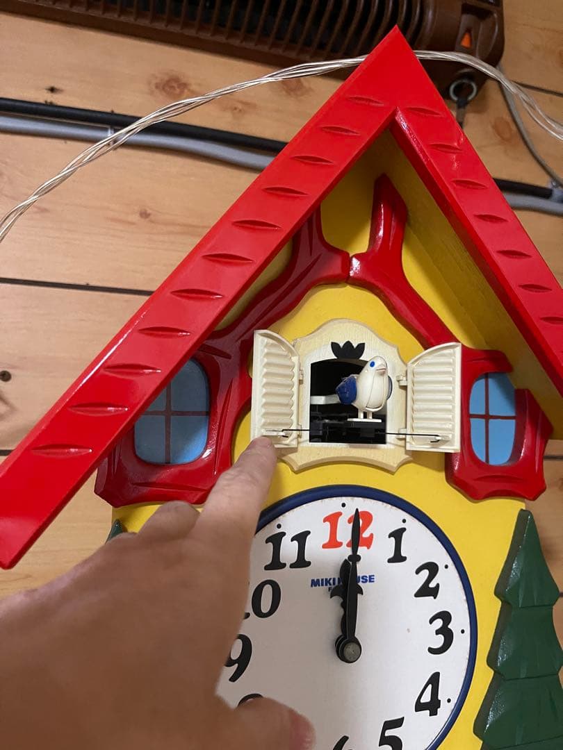 ミキハウス MIKI HOUSE 鳩時計 掛け時計 レア 希少 - メルカリ