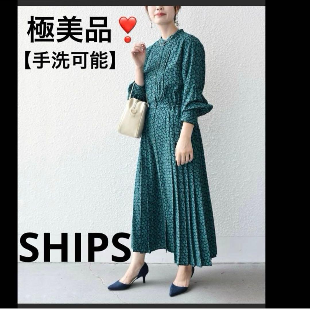 ❤️シップス❤️バンドカラーワンピース❤️アーバンリサーチ イエナ