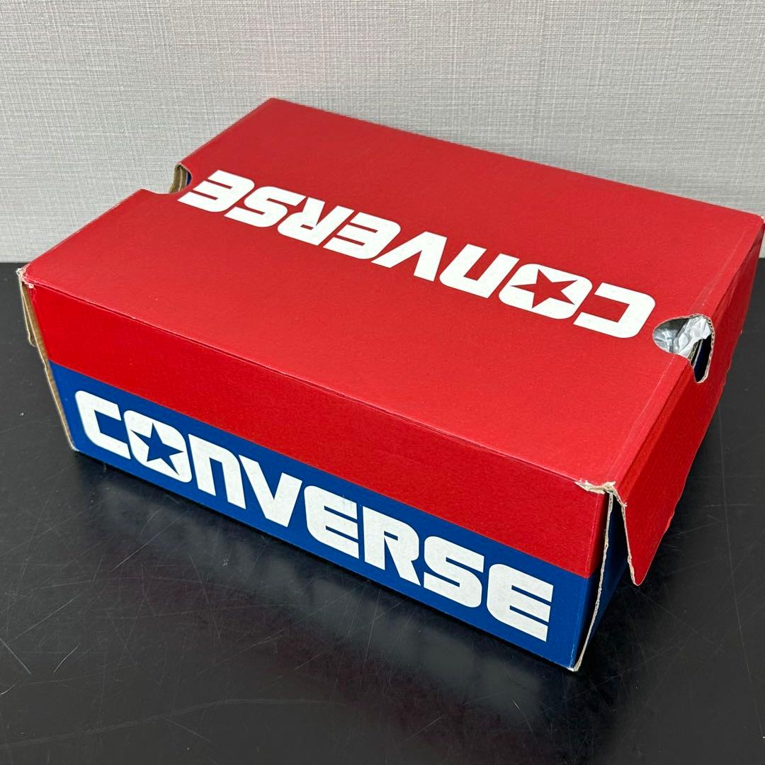 コンバース レザー オールスター R ハイ 23.5cm USA4.5 シルバー