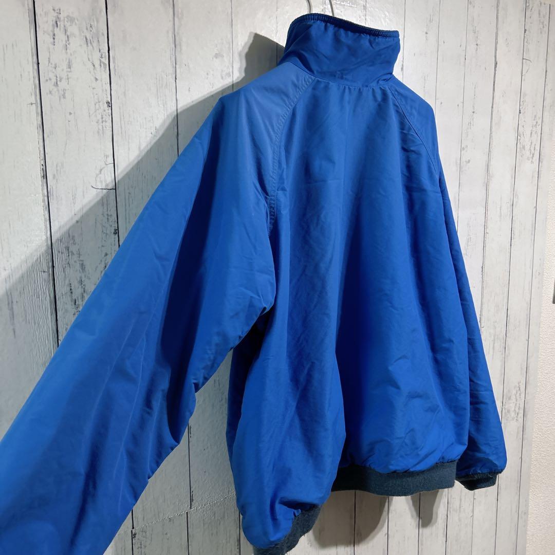 希少USA製 L.L.Bean ウォームアップジャケットジャンパー ブルー