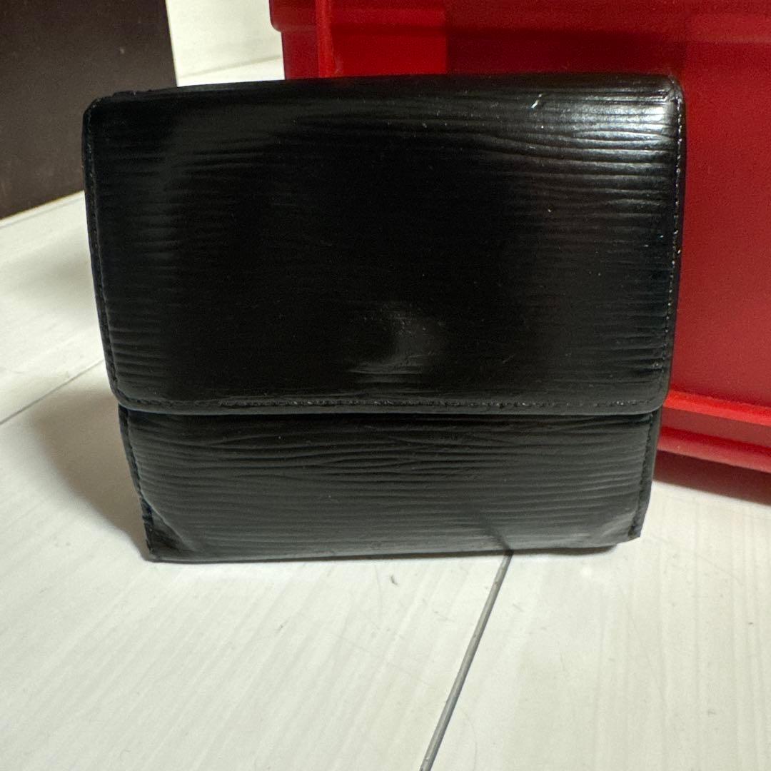 正規品 Louis Vuitton エピレザー 三つ折り財布 ブラック - メルカリ