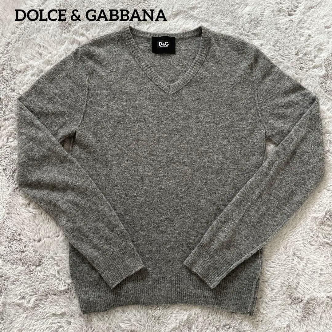 D&G ドルチェ＆ガッバーナ アルパカ混 Vネックニット セーター - メルカリ