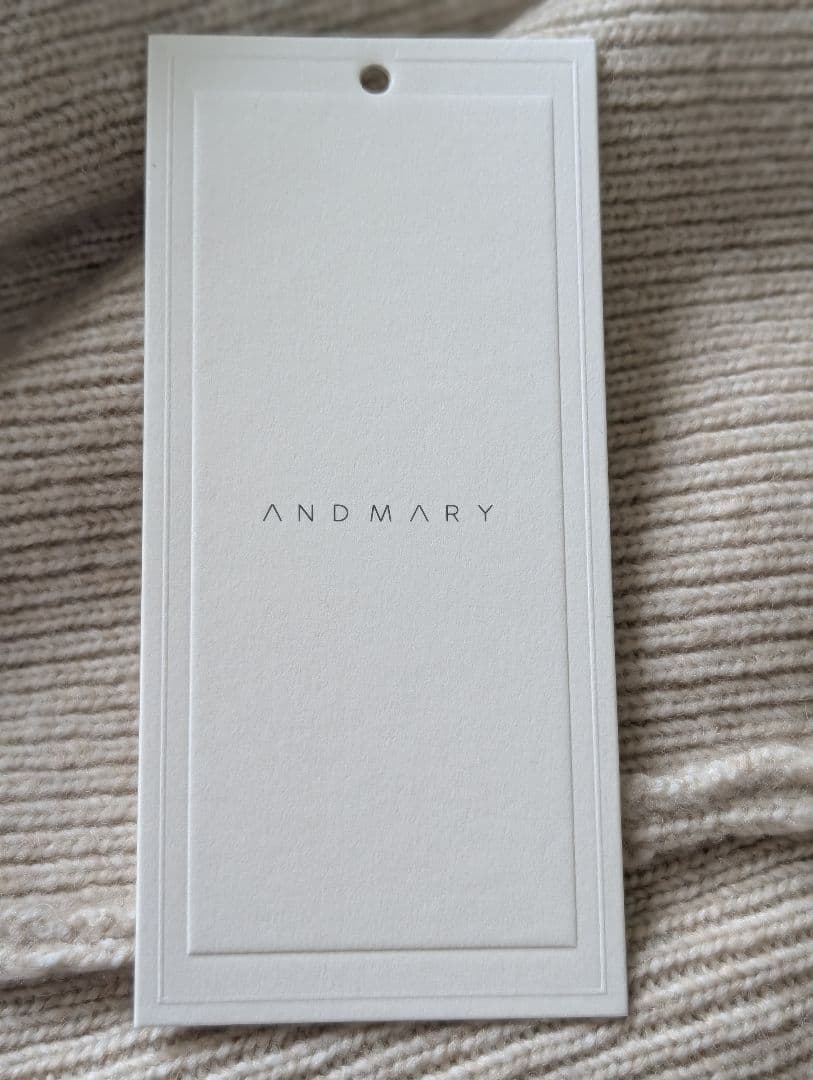 andmary Lulu set tops black　試着のみ