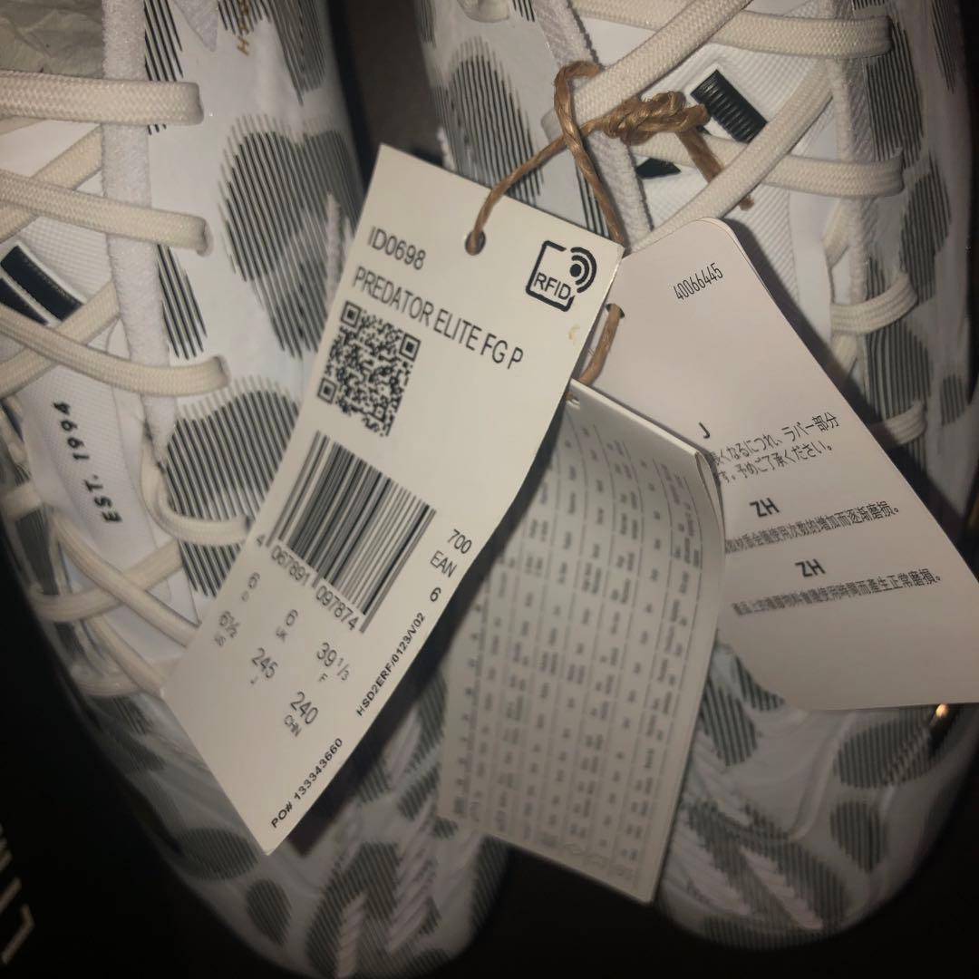 早い者勝ち 日本未発売サイズ 新品 プレデター エリート FG 24.5cm