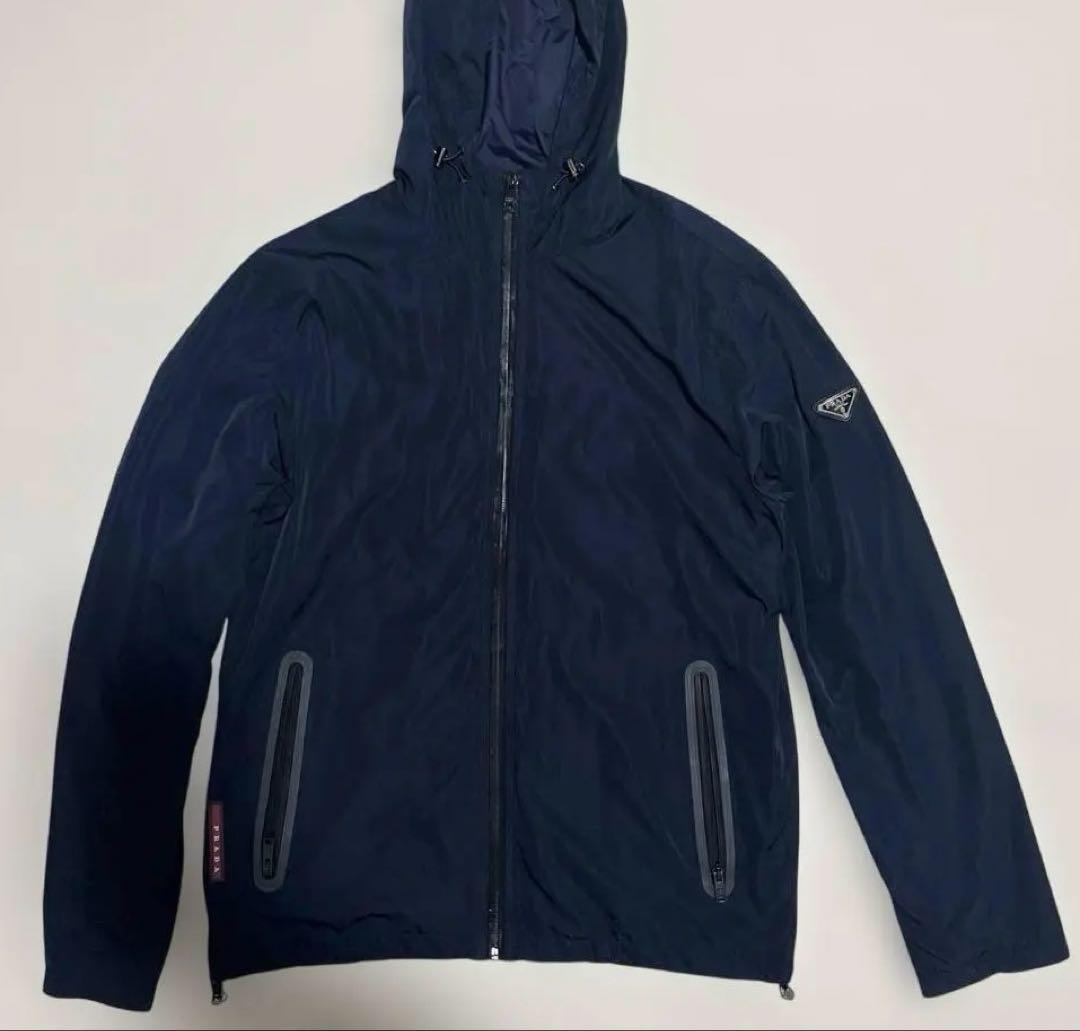 PRADAナイロンジャケット ネイビー(50) - メルカリ