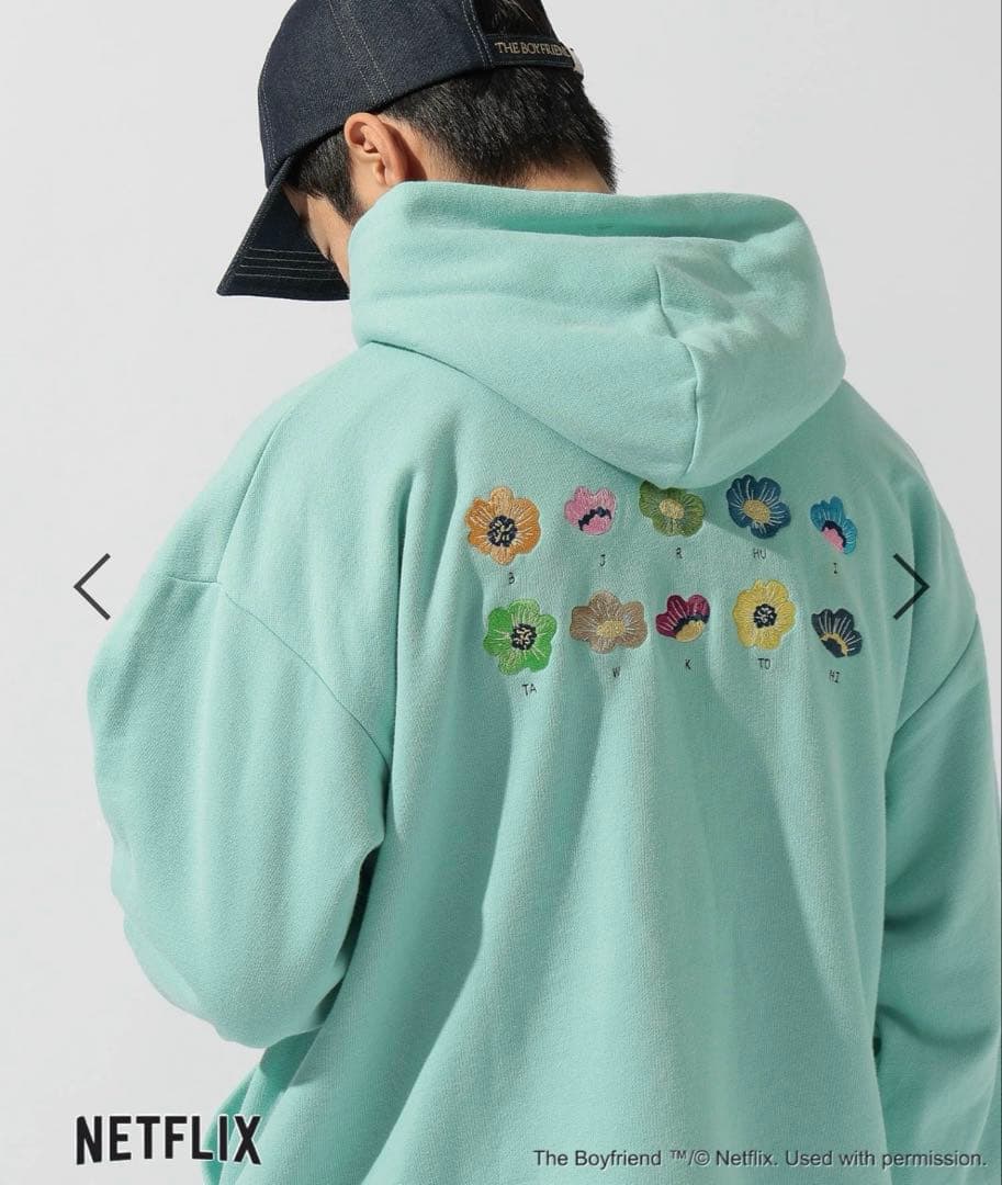 ニコアンド 【ボーイフレンドシーズン2】コラボフラワープルオーバー