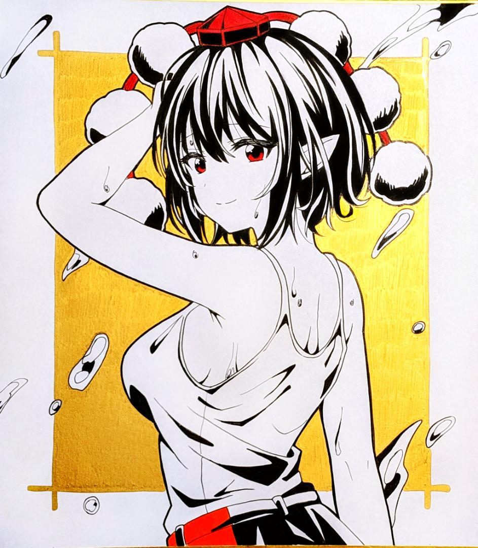 射命丸文直筆色紙～その４～ 楽天市場】【射命丸文】東方Project ミニ色紙コレクション(2023年12月