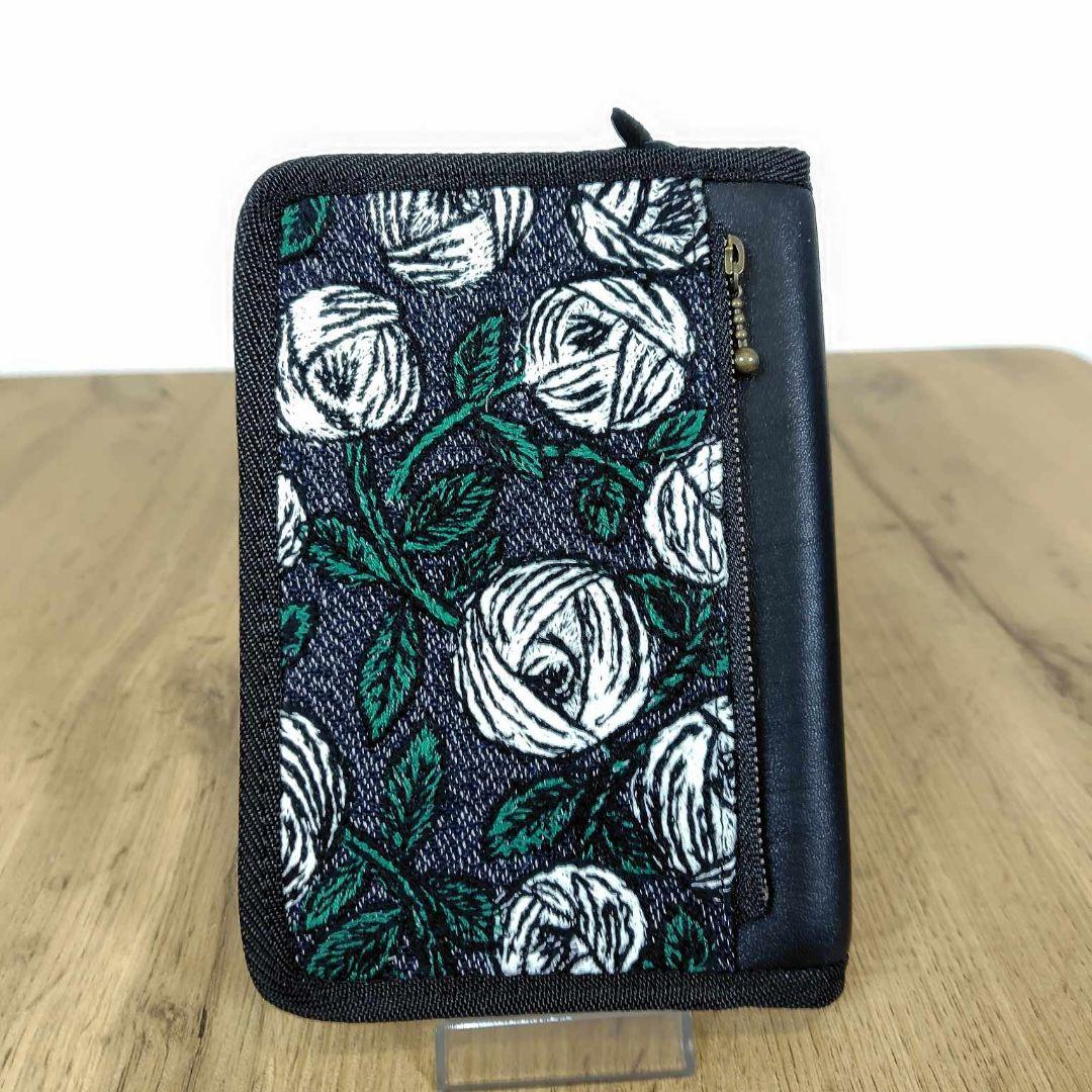 ミナペルホネン/rosyロージィーネイビー/ほぼにち手帳ポーチA6サイズ