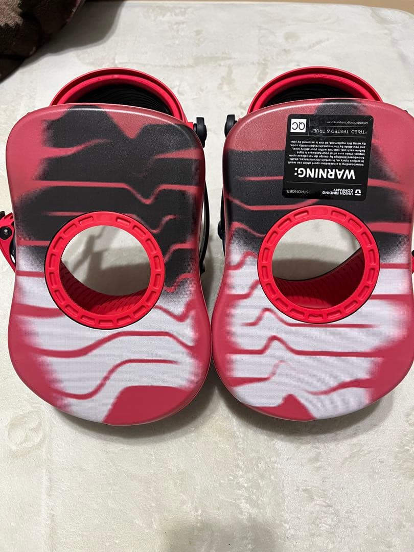 UNION ULTRA BLEAM スノーボード ビンディング レッド/ブラック - メルカリ