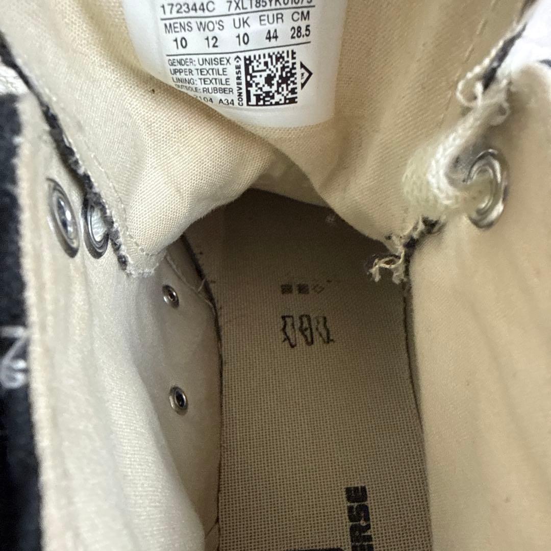 靴 Rick owens x converse Turbodrk 28.5cm