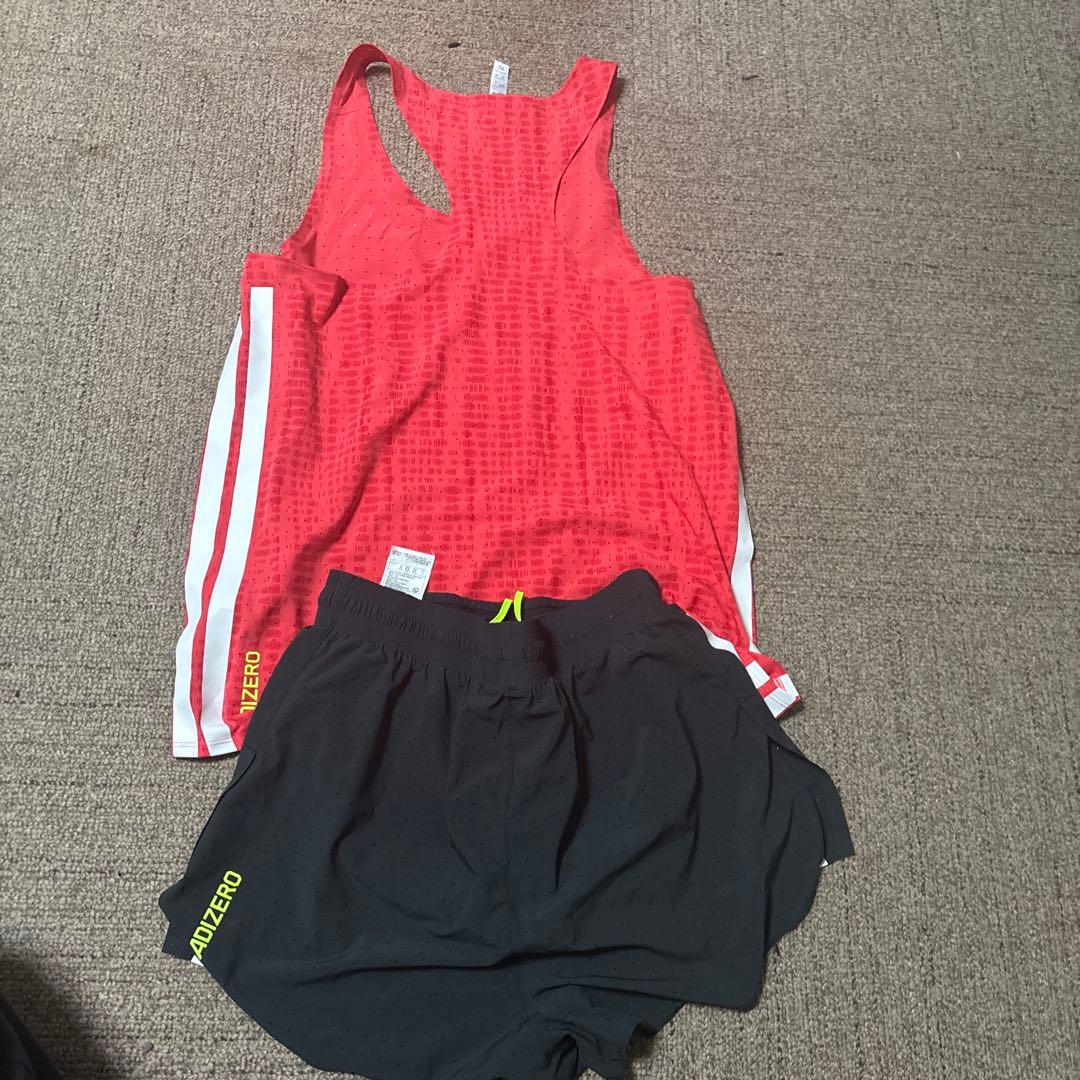 adidas adizero シングレット セットアップ 上下 Mの通販はau PAY