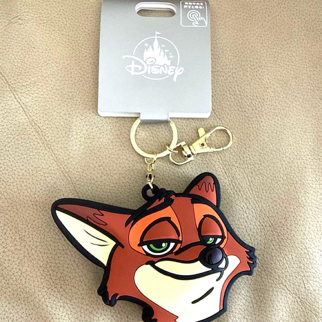ディズニーストア ズートピア ニック ボイス付き キーチェーン