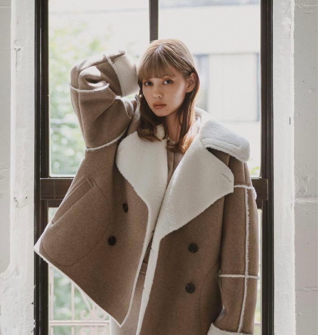 COCO DEAL ボアボンディングブルゾン - メルカリ