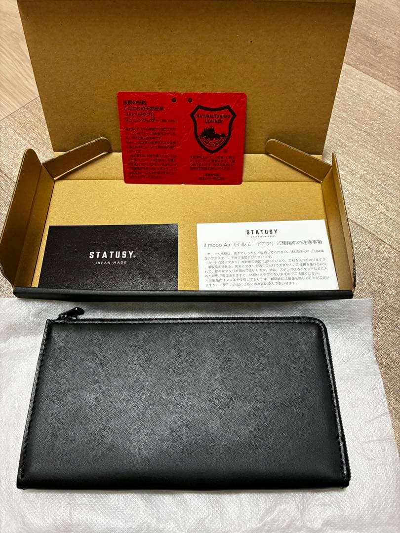 il modo Air イルモードエア 右利き用 ブラックSTATUSY 長財布 - メルカリ