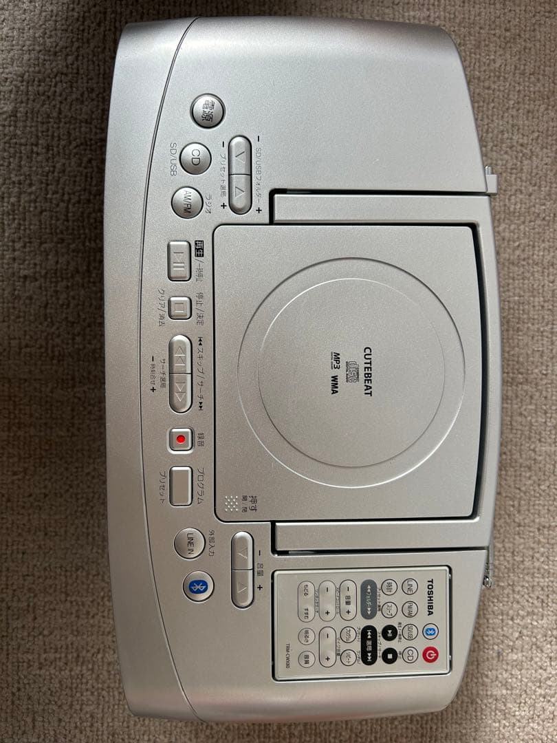 東芝TOSHIBA Bluetooth対応CD付ラジカセ TY-CWX80東芝、SDカード/USB