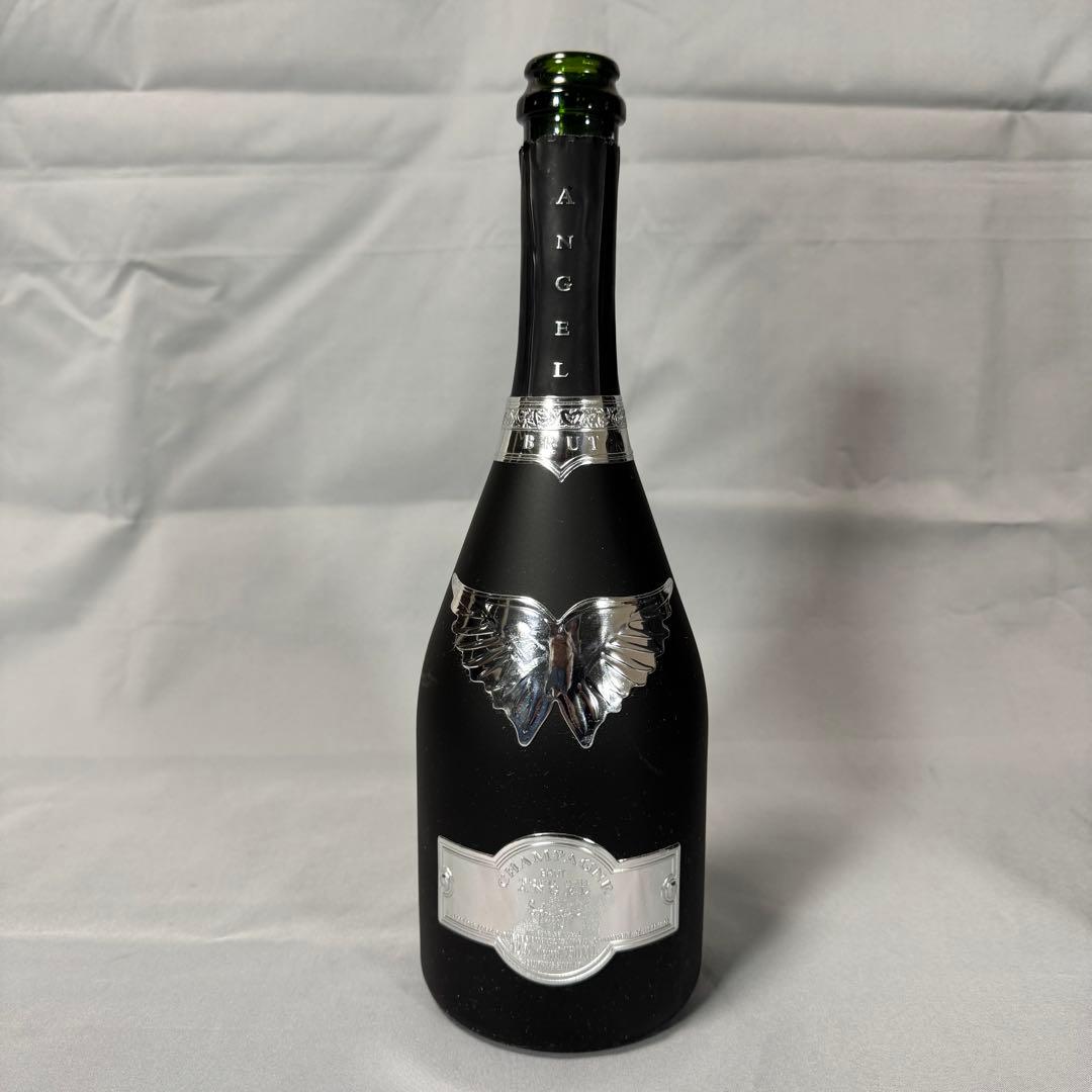 ANGEL エンジェル シャンパン 空箱 空き瓶3本セット 黒 ピンク 白