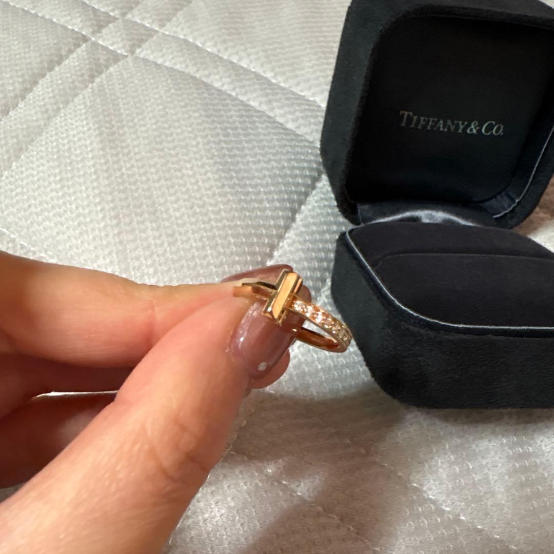 Tiffany & Co. ティファニー ティーワンリング 9号 PG - メルカリ