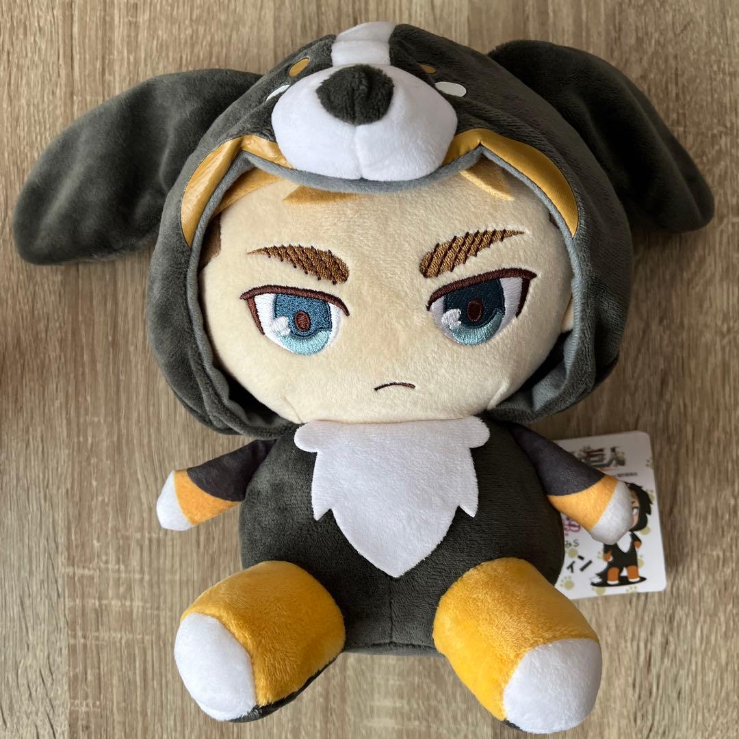進撃の巨人 あにまるっこ エルヴィン団長 ぬいぐるみS - メルカリ