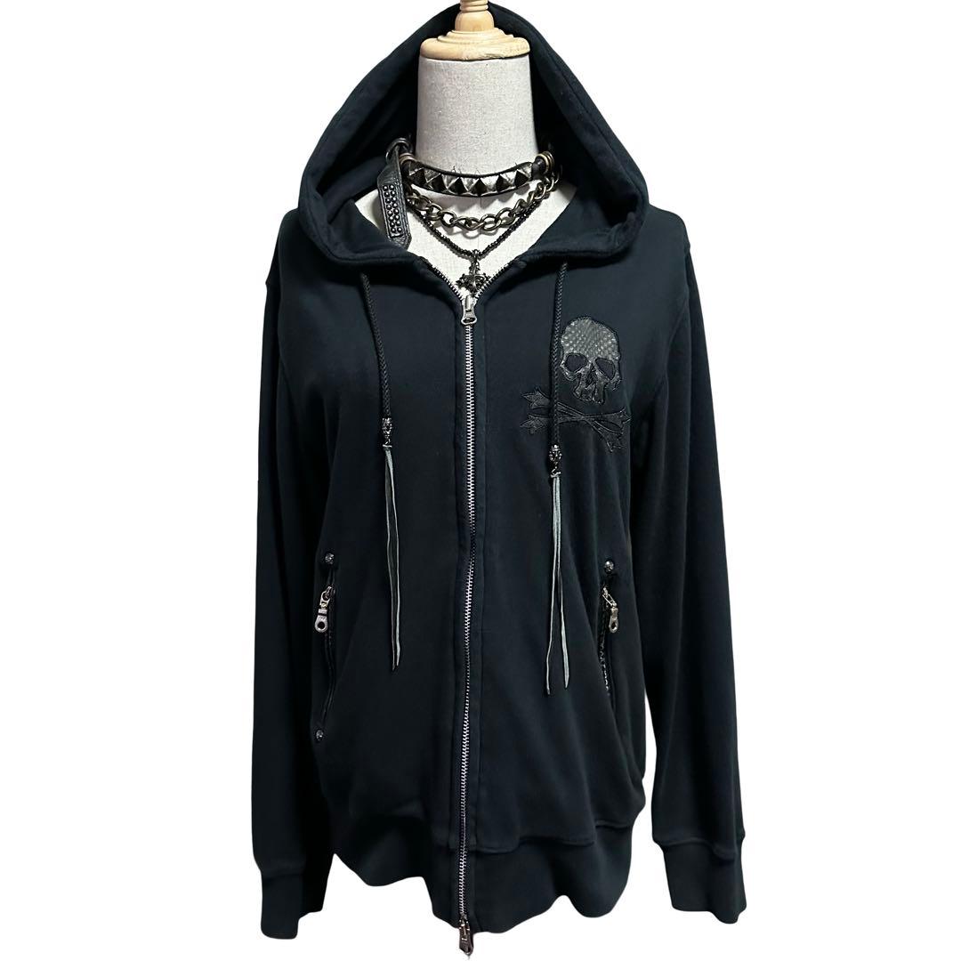 00s custom culture スカル パイソン シルバー925 パーカー - メルカリ