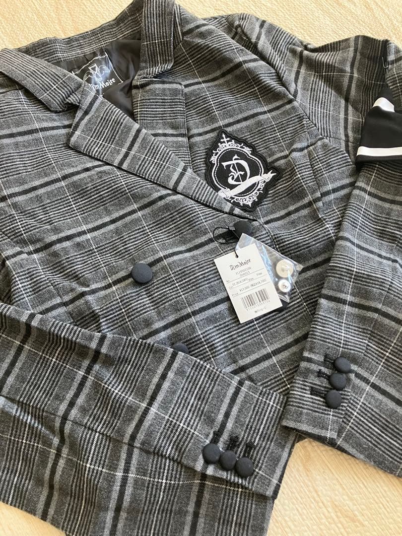 新品タグ付き】DimMoire 腕章ショートジャケット - メルカリ