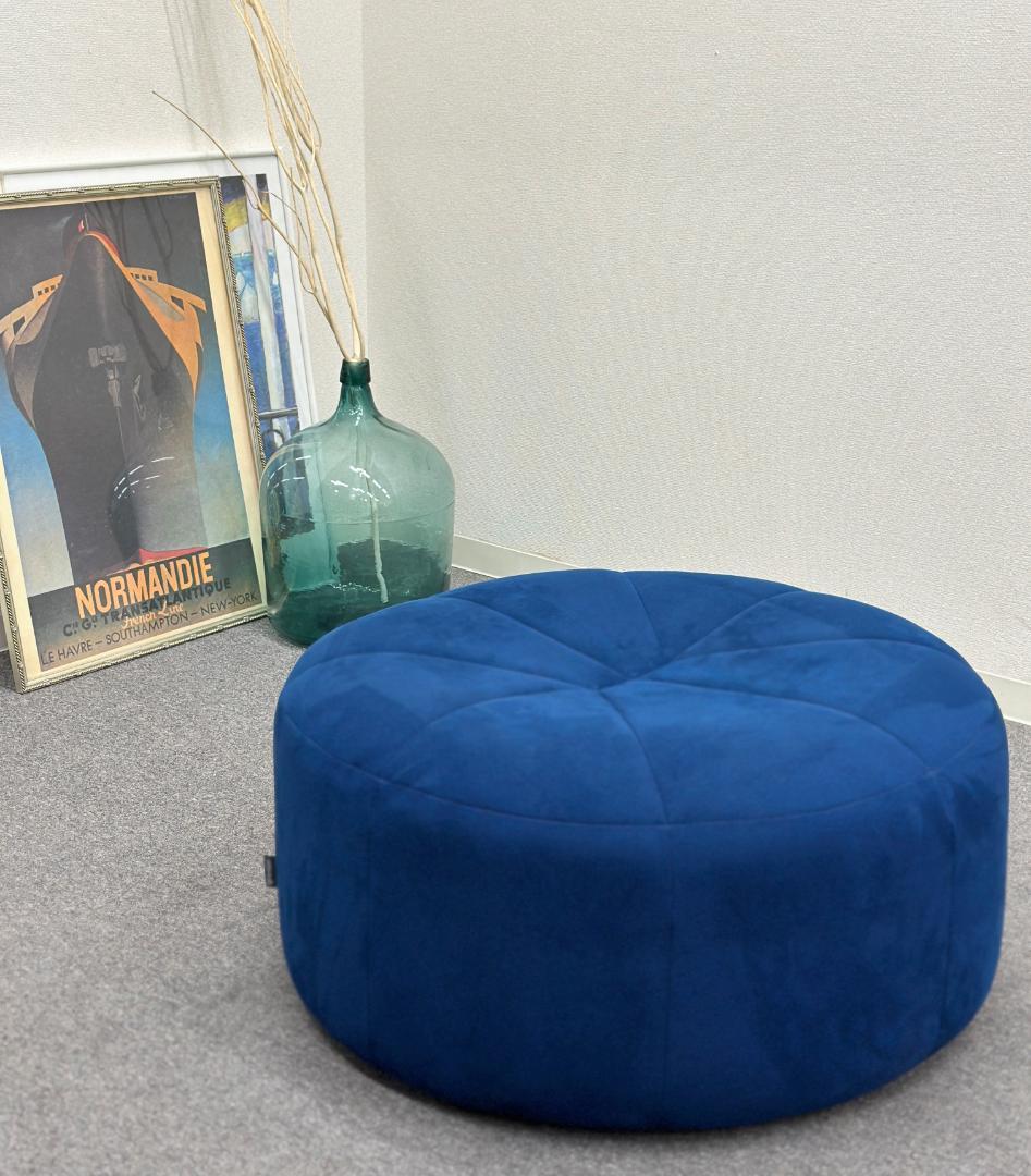 ■リーン・ロゼ■ロゼパンプキン　パフ　オットマン　ネイビー系　丸型ソファ ligne roset ROSETPumpkin / リーン・ロゼ ロゼパンプキン パフ