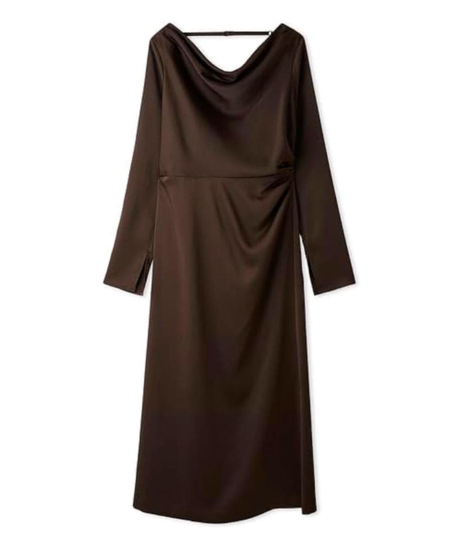 FRAY I.D バックオープンドレープドレス - メルカリ