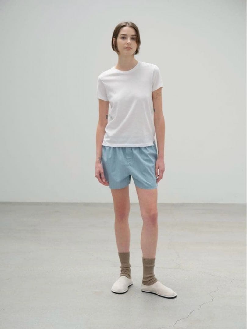 美品】auralee×TEKLA Boxer shorts ショートパンツ - メルカリ