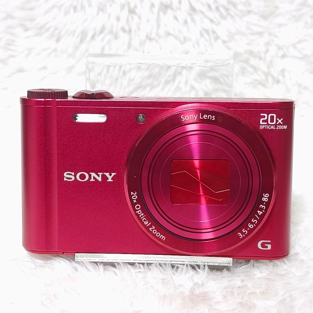 極美品✨ SONY Cyber-shot WX300 レッド Wi-Fi - メルカリ