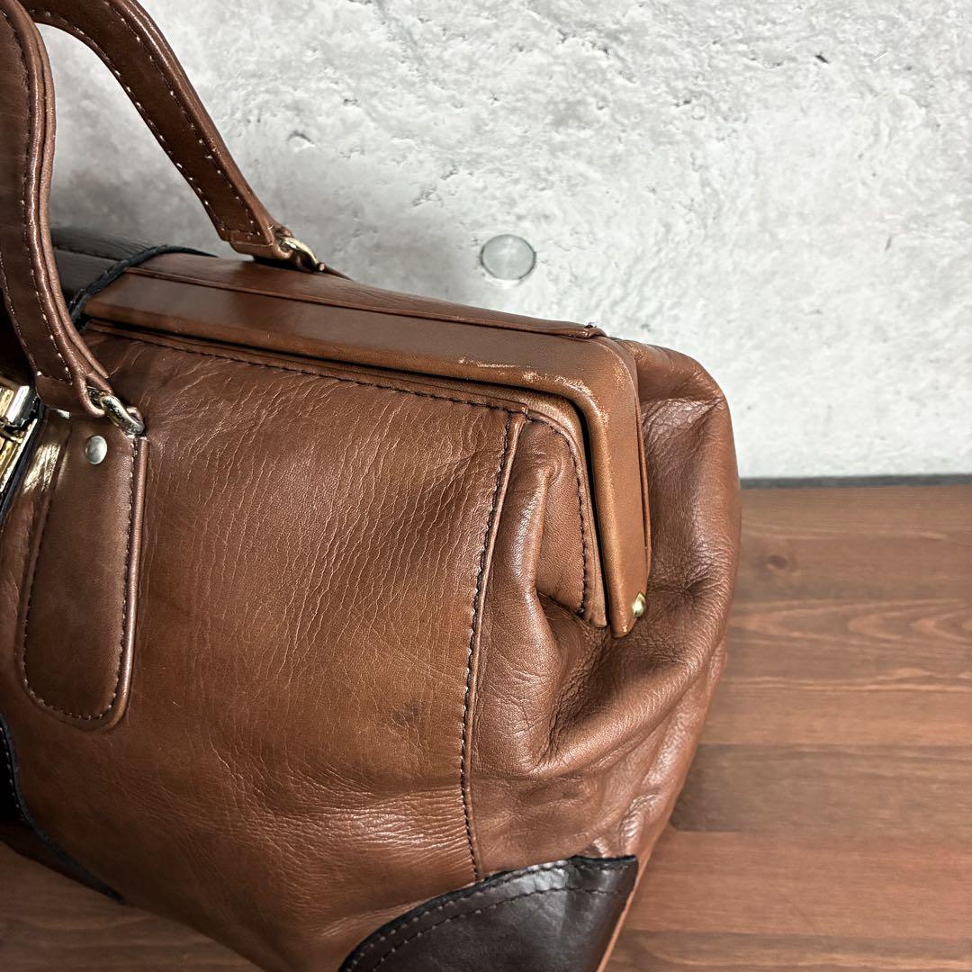 初期 ポーター ソフティッシュ ライン ボストン ドクター レザー