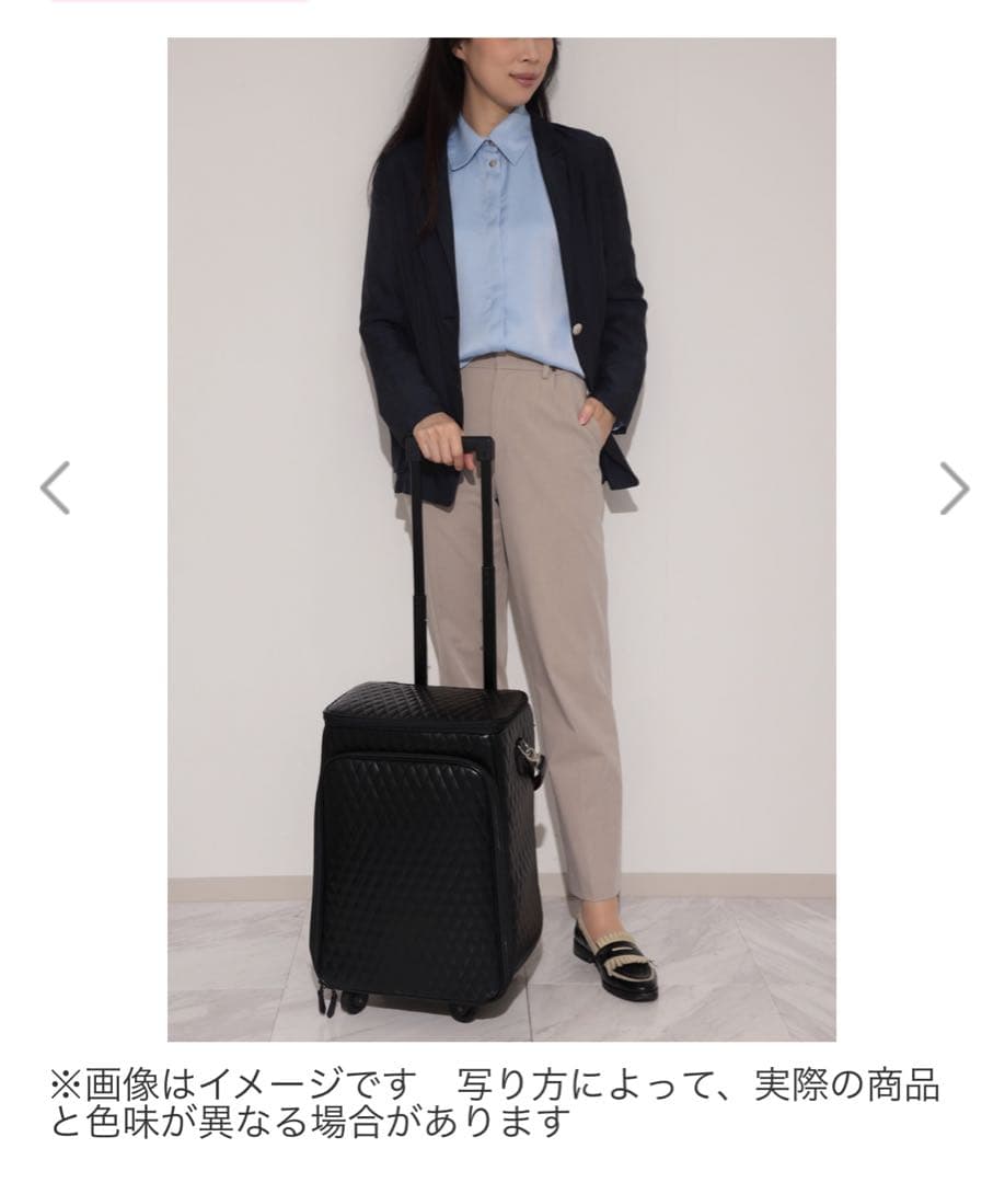 ❤︎Anela❤︎　マダムヒロコ キルティング加工 キャリーケース “リアン”