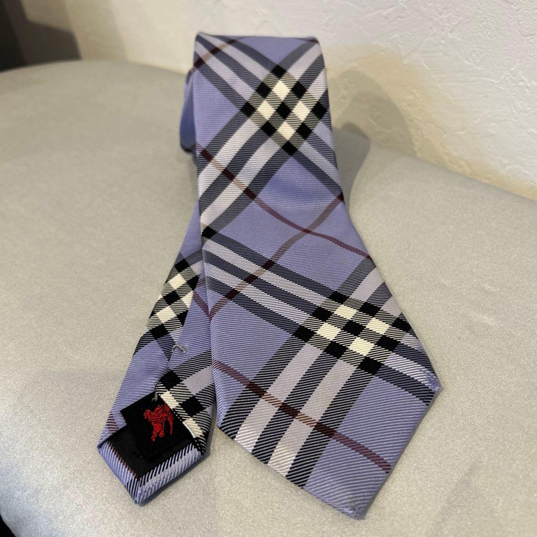 BURBERRY BLACK LABEL チェック柄ネクタイ - メルカリ