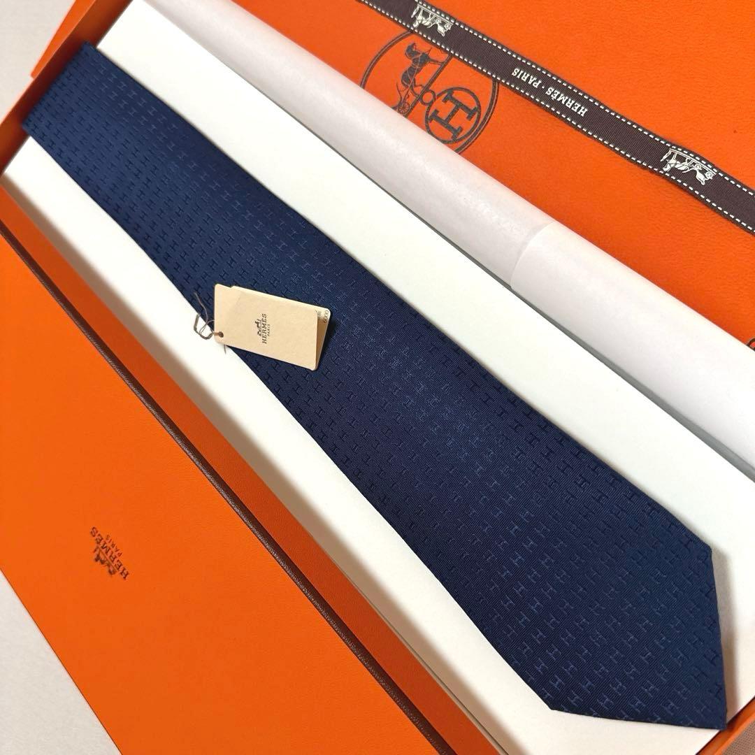 専用です。　　エルメス H織りタイ 《ファソネ H》 7 cm 新品 未使用