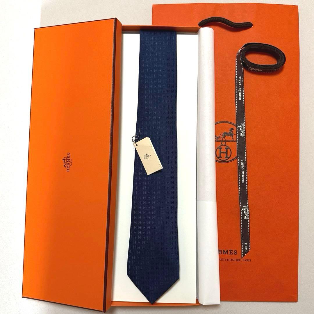 専用です。　　エルメス H織りタイ 《ファソネ H》 7 cm 新品 未使用