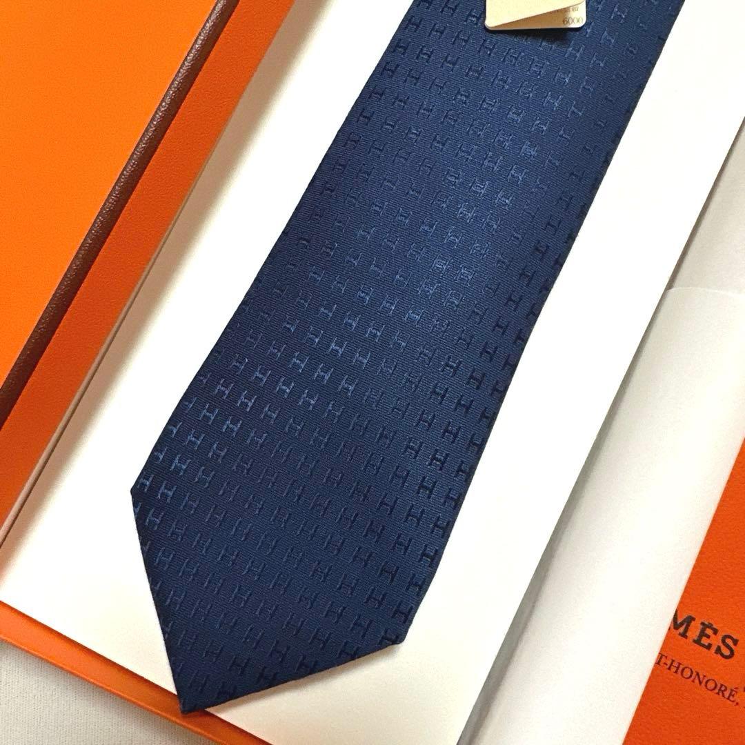 専用です。　　エルメス H織りタイ 《ファソネ H》 7 cm 新品 未使用