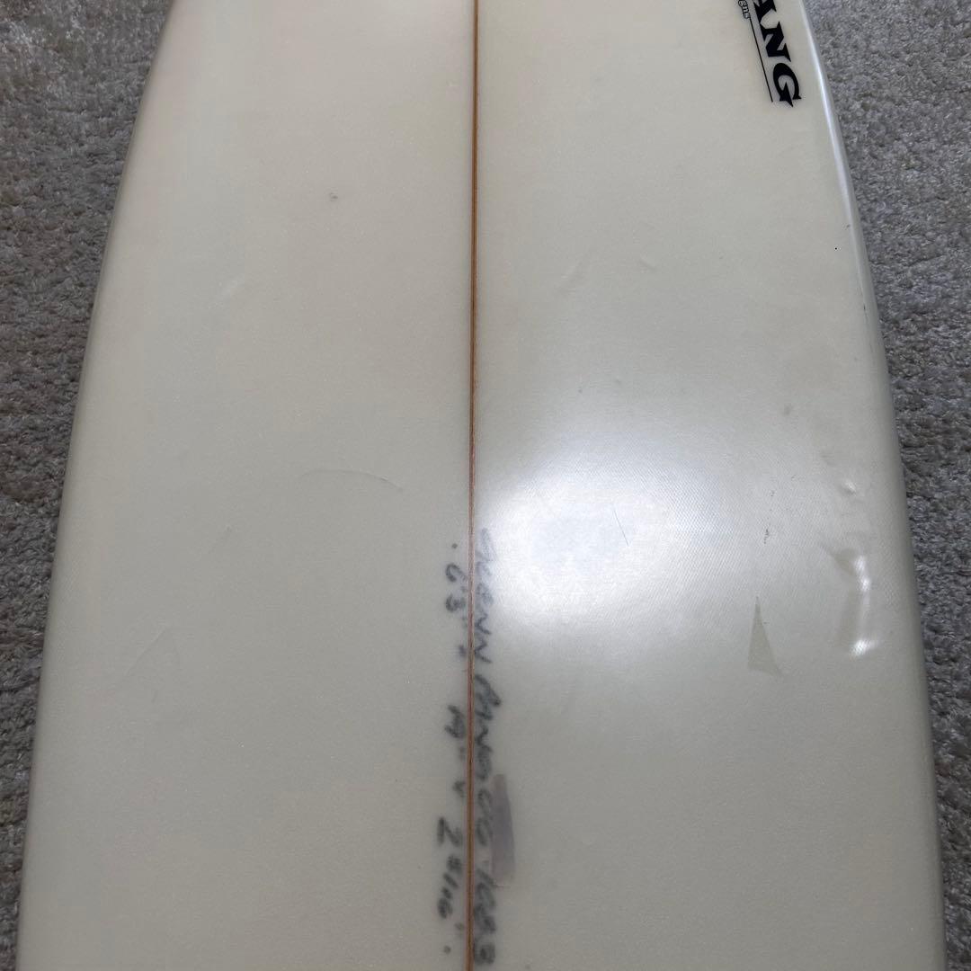 town&country G.PANG サーフボード　6.3ft フィン付き