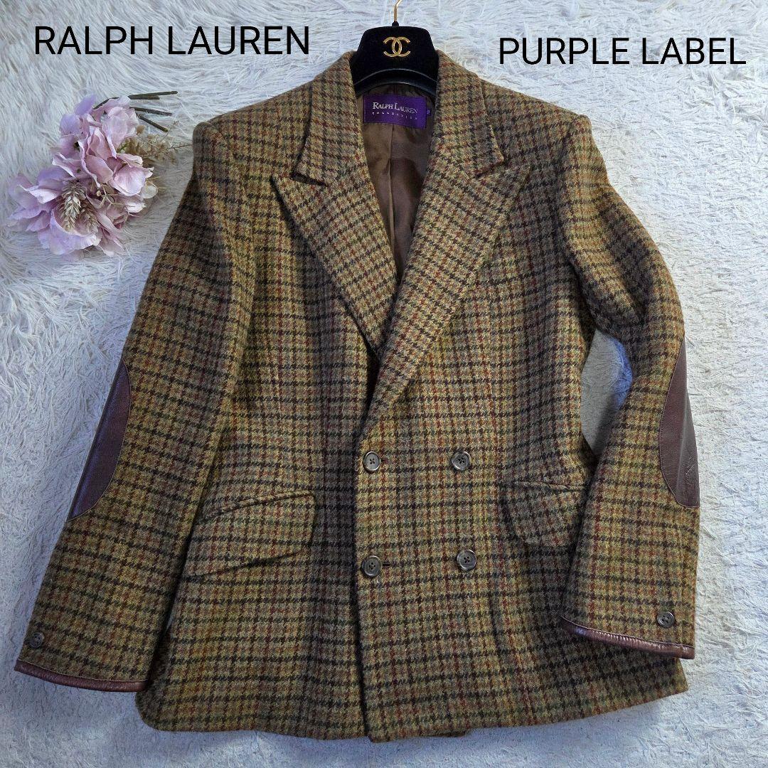 美品 ラルフローレン パープルレーベル ツイードジャケット ダブル サイズM RALPH LAUREN PURPLE LABEL: ラルフ・ローレン氏が愛用している理想の
