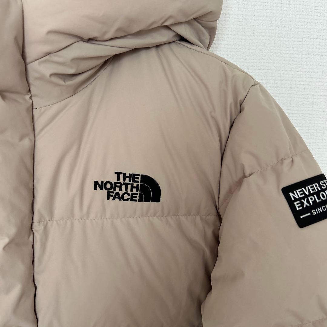 新品】タグ付き ノースフェイス ダウンジャケット レディース ベージュ