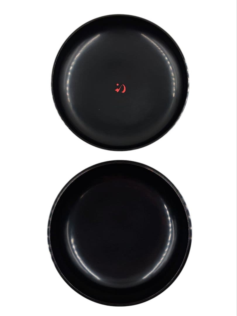 表千家【尋牛斎 書付】【山本象石】 『鷲山塗 朱塗 食籠』在花押 底部