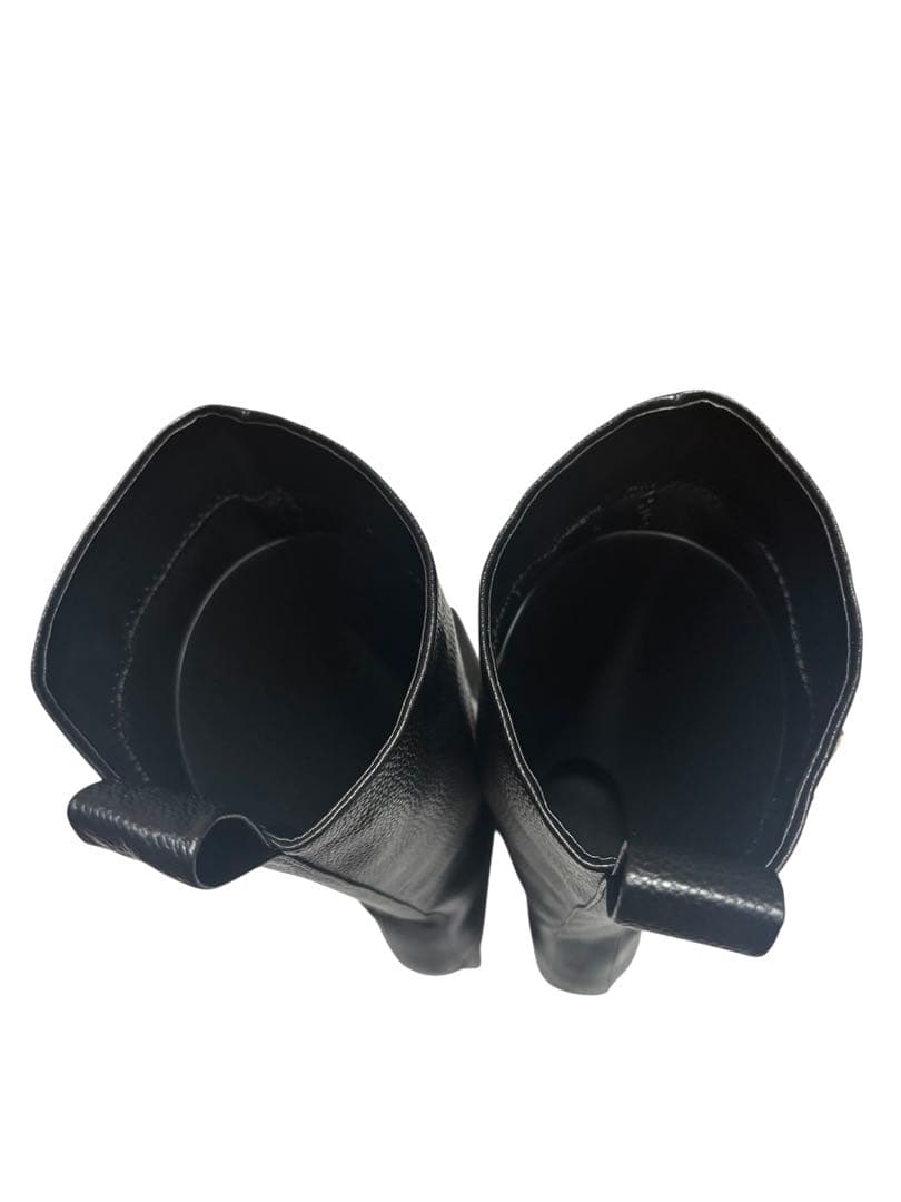 イエロ　YELLO ノワール　ロングブーツ　黒　22.5cm