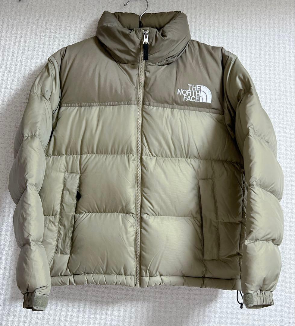 即日発送可能 ノースフェイス ショート ヌプシ ダウン ジャケット グレー M