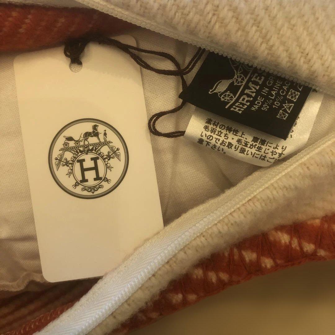 HERMES クッション 《Hリヴィエラ》