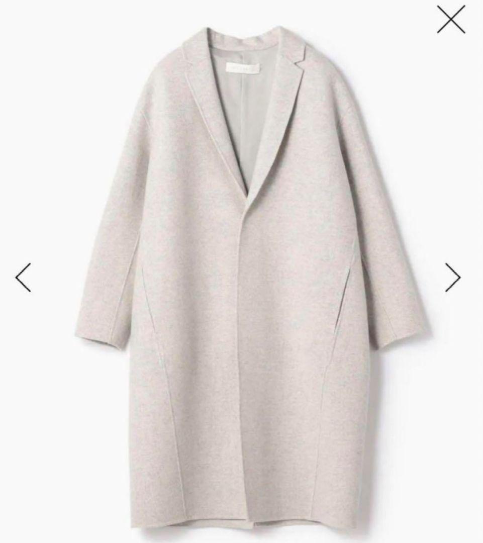 GALERIE VIE ライトメルトンチェスターコート 36 ライトベージュ