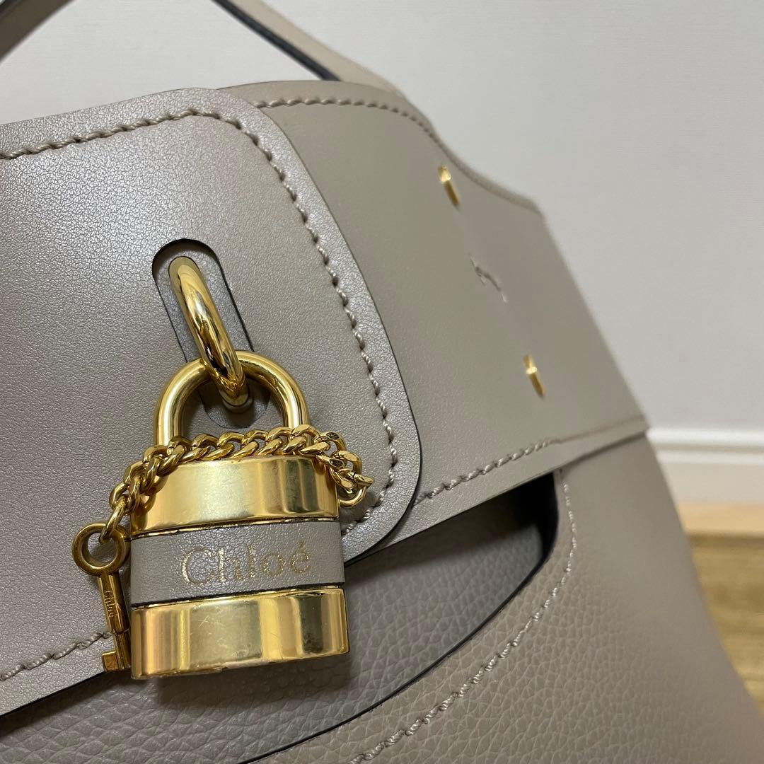 《美品》Chloe（クロエ） レザー トートバッグ　ベージュ