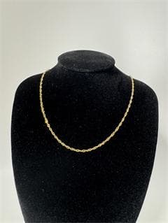 《美品/日本製18金》K18ゴールド リンクチェーン ネックレス2.07g