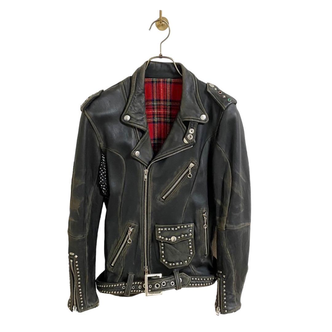 アンダーカバー UNDERCOVER 2004AW レザー ライダースジャケット