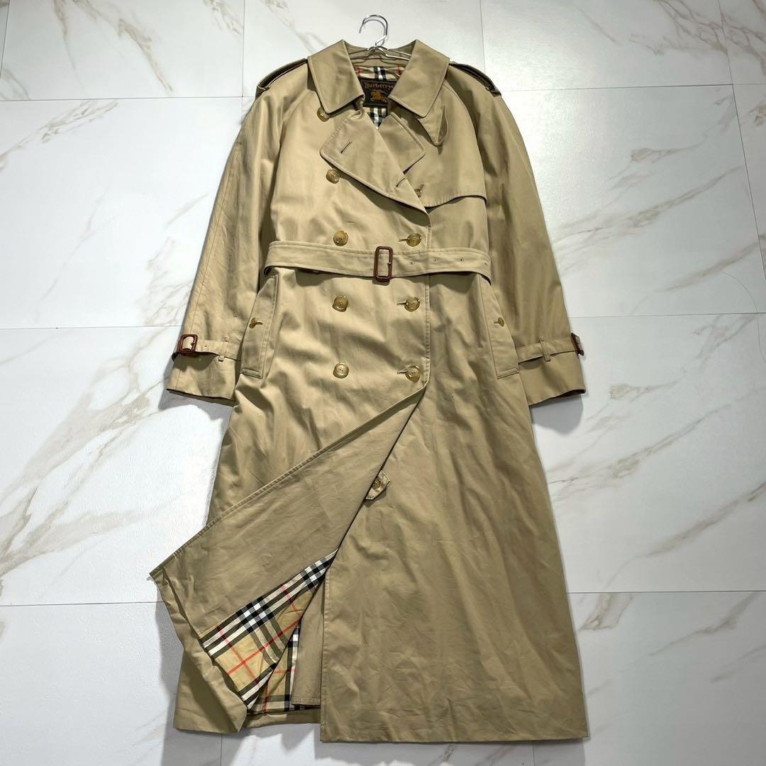 希少金タグ 大きいサイズ2XL✨バーバリー トレンチコート ベルト 着丈