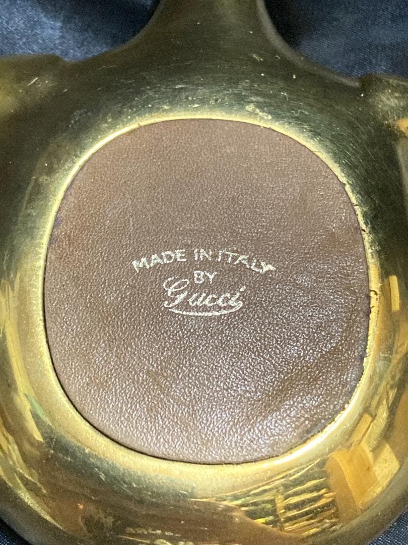 グッチ ホースビット トリンケットトレイ ゴールド トレー ホース